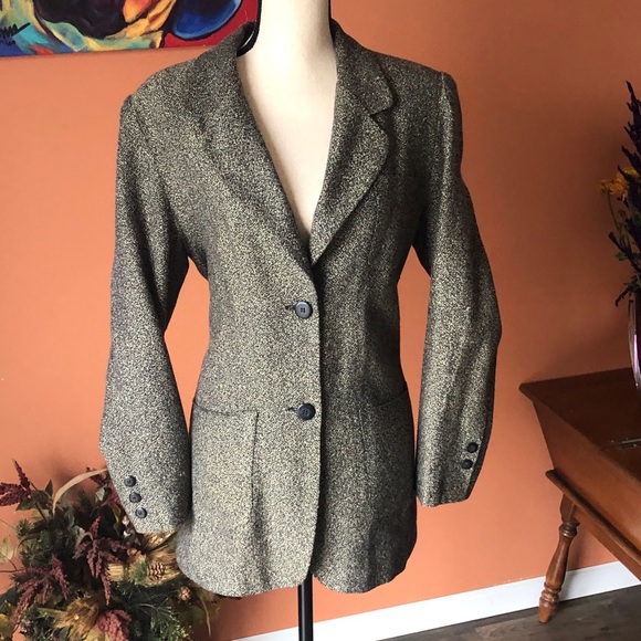 NEWPORT NEWS variegated blazer - Picture 2 of 4